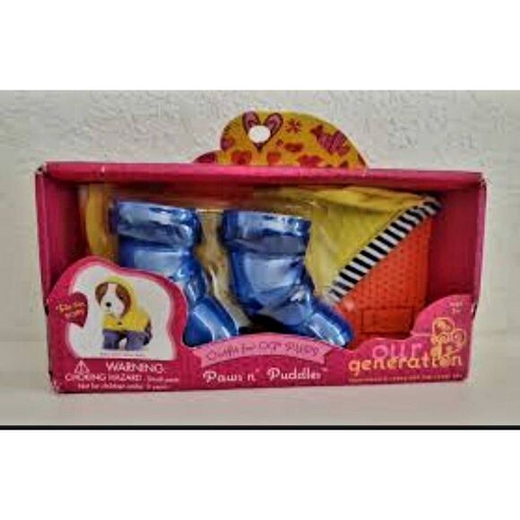 NEW IN BOX OUR GENERATION PAWS AND PUDDLES OUTFIT FOR OG PUPS - Picture 1 of 1